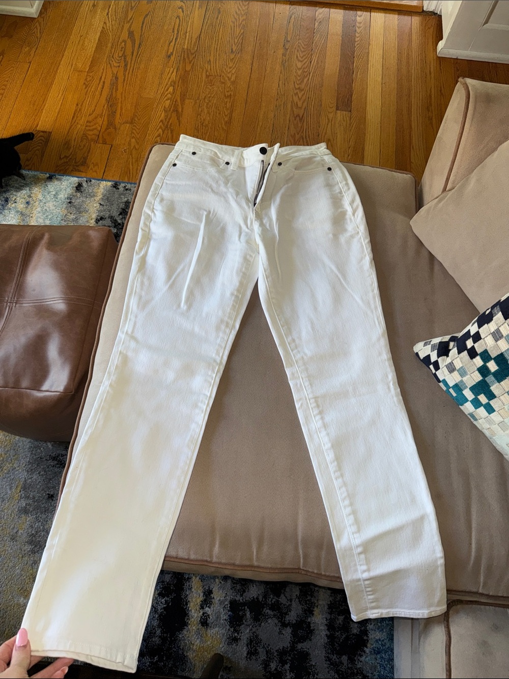 Talbots White Women's Straight-Leg Jeans